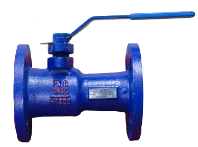 Cast iron high temperature ball valve