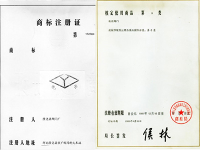 Registration of the trademark  Registration of the trademark