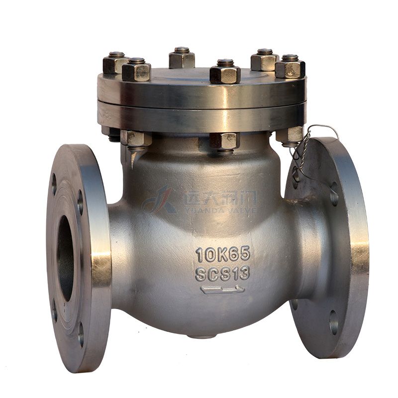 KS Stainlees Steel Middle Flange Check Valve