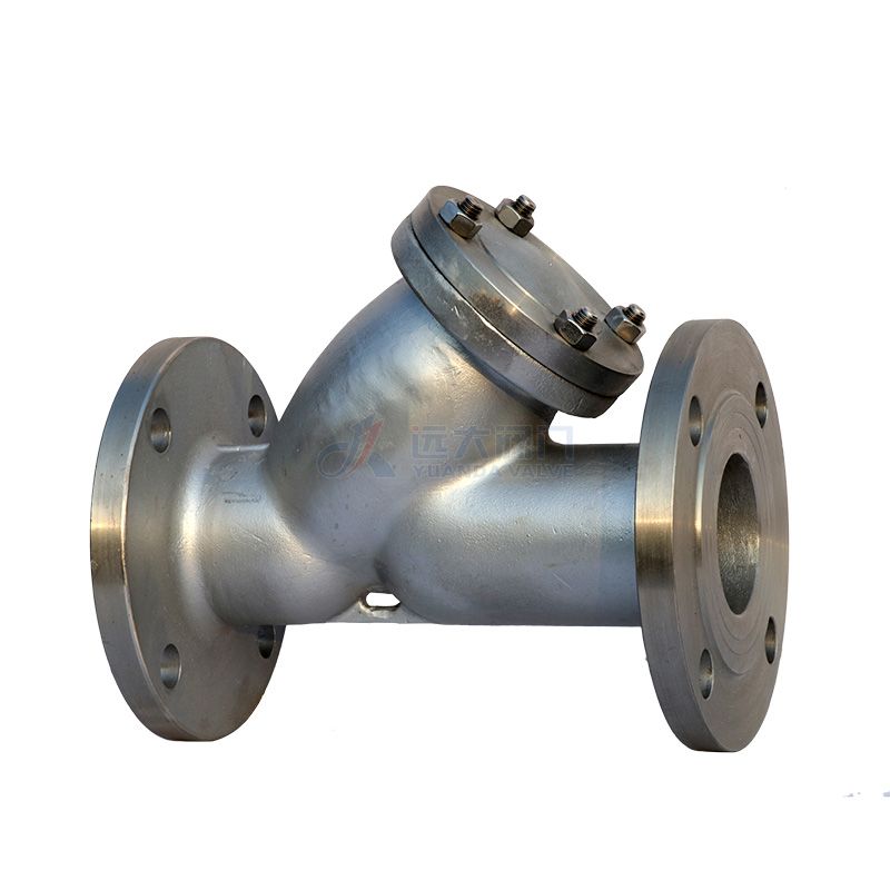 KS Stainlees Steel Middle Flange Strainer