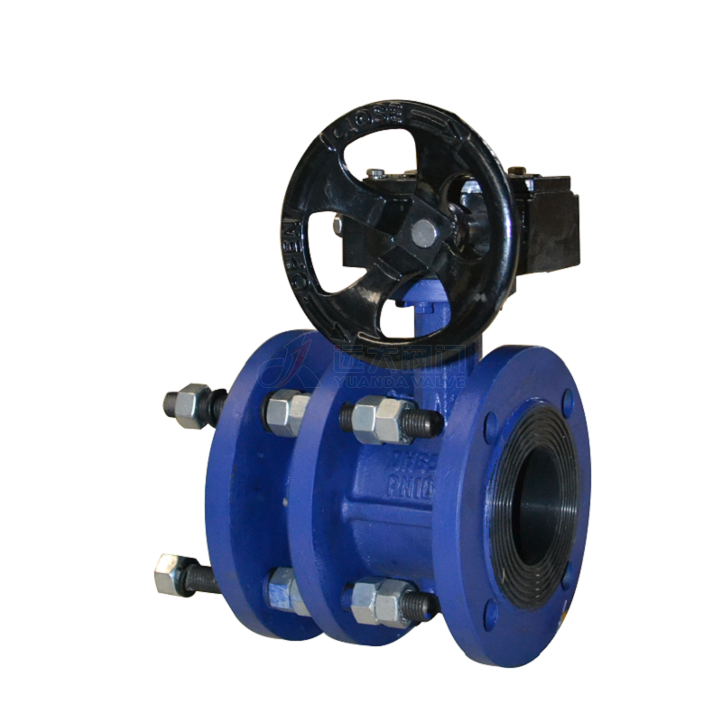Limited telescopic rubber lined butterfly valve - Yuanda valve