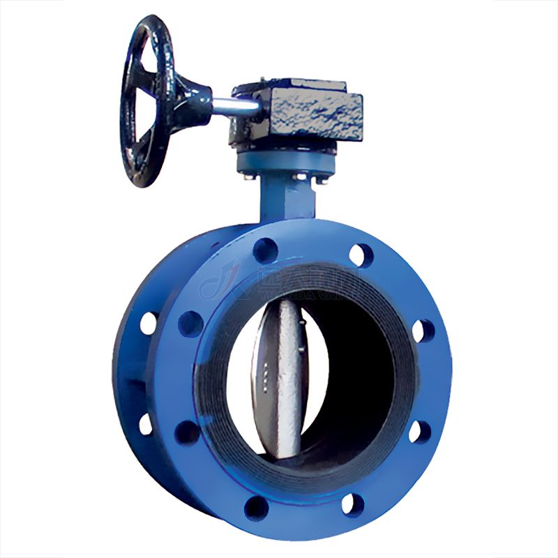Cast iron rubber lined butterfly valve - Yuanda valve