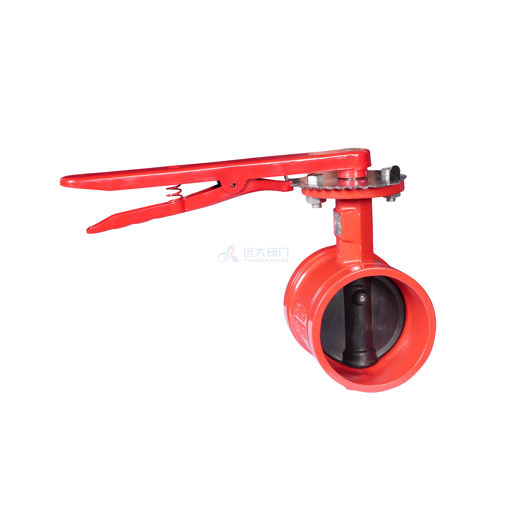 Clamp center line butterfly valve - Yuanda valve