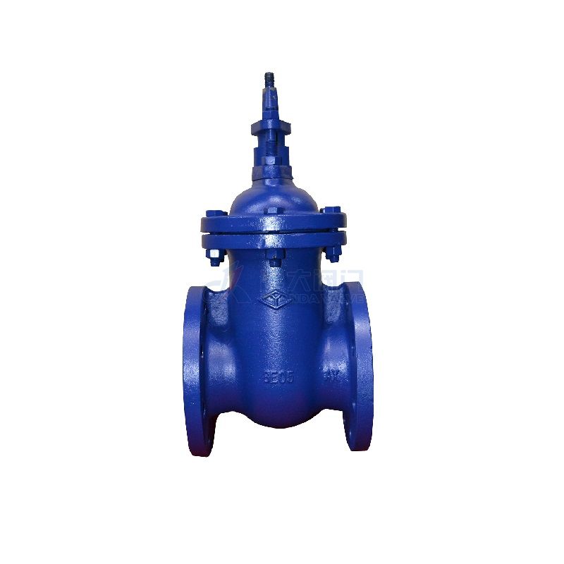 Blind rod wedge type underground gate valve + handle - Yuanda valve