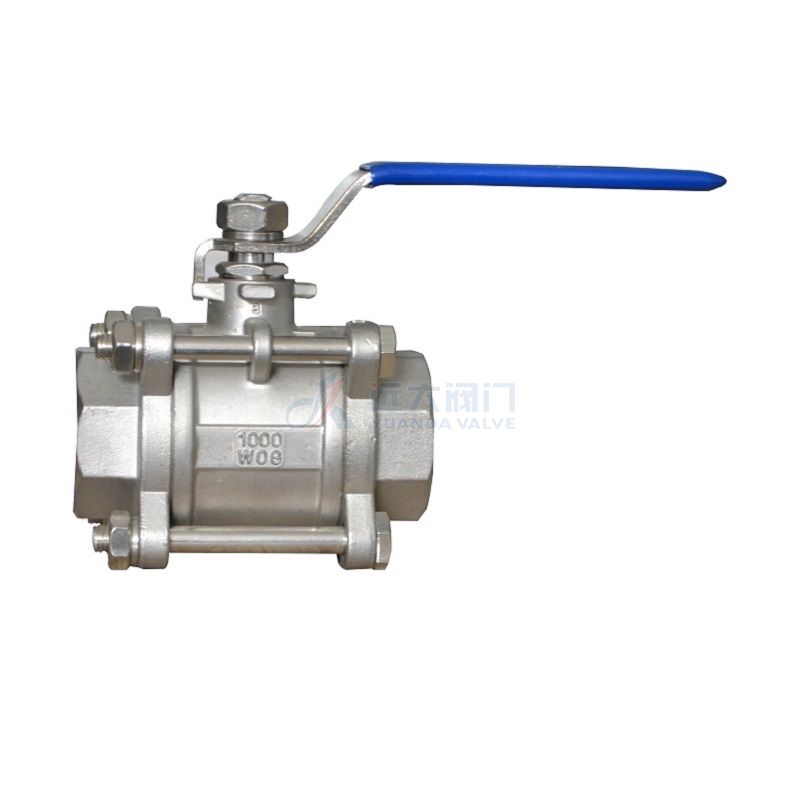 Stainless steel ball valve (3-piece) - Yuanda valve