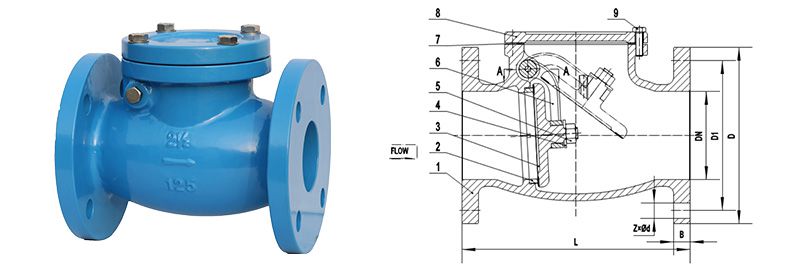 ANSI Cast Iron Swing Check Valve